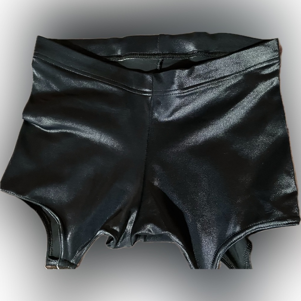 Blackmilk Black Garter Leggings - Picture 3 of 4